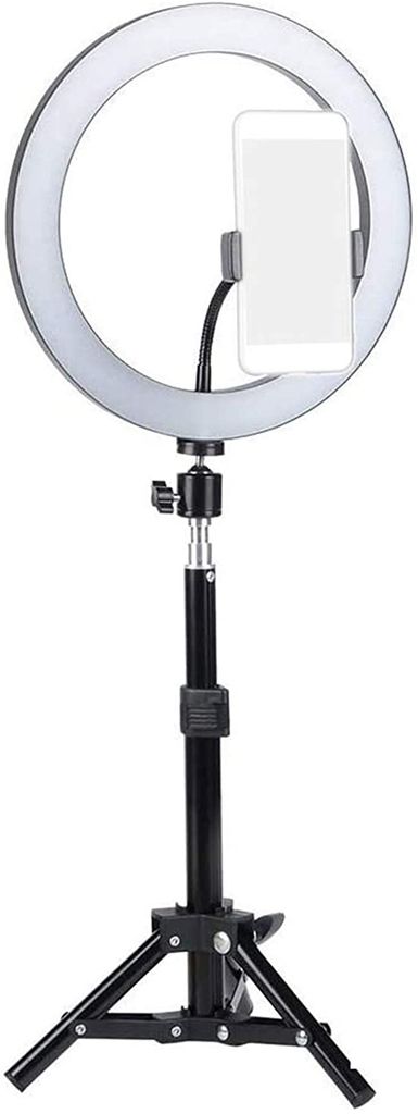 20cm LED Dimmbar Ringleuchte Ringlicht Studiolicht mit  stativ Für Live Makeup
