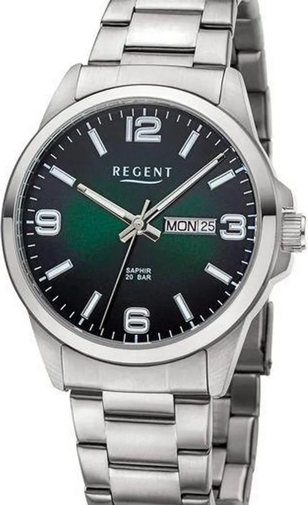 Orologio Sportivo Uomo Regent URF1529 Argento 20 ATM Diver