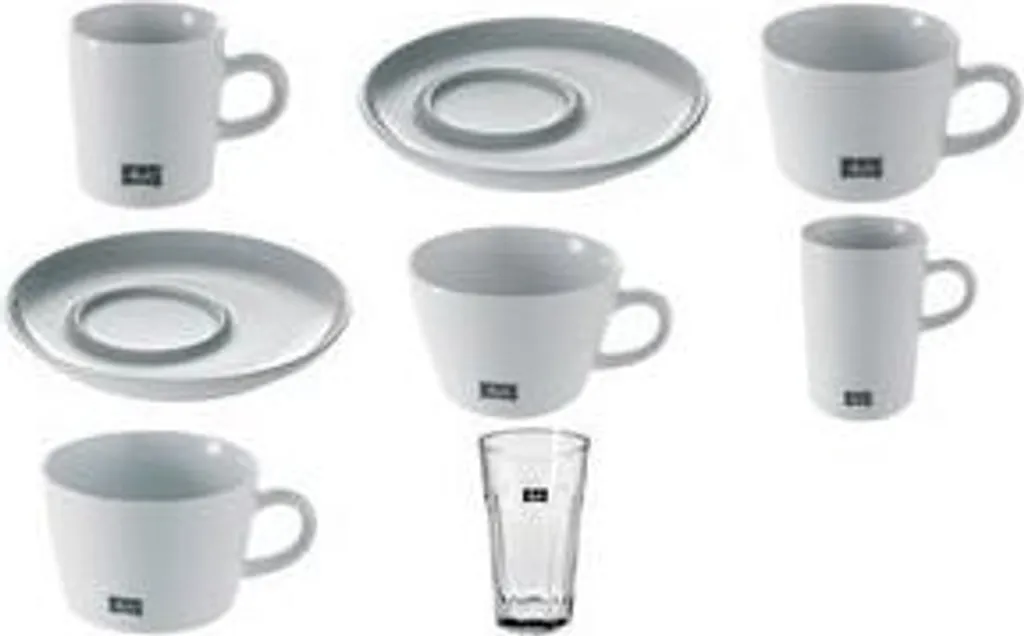 Melitta M-Cups Tazze Cappuccino 0,25l Porcellana Bianca Set 6 Pezzi 18907