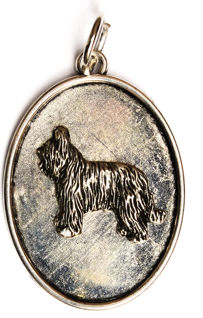 Collana Briard Berger de Brie II Art-Dog: Gioiello per Mamma Cane