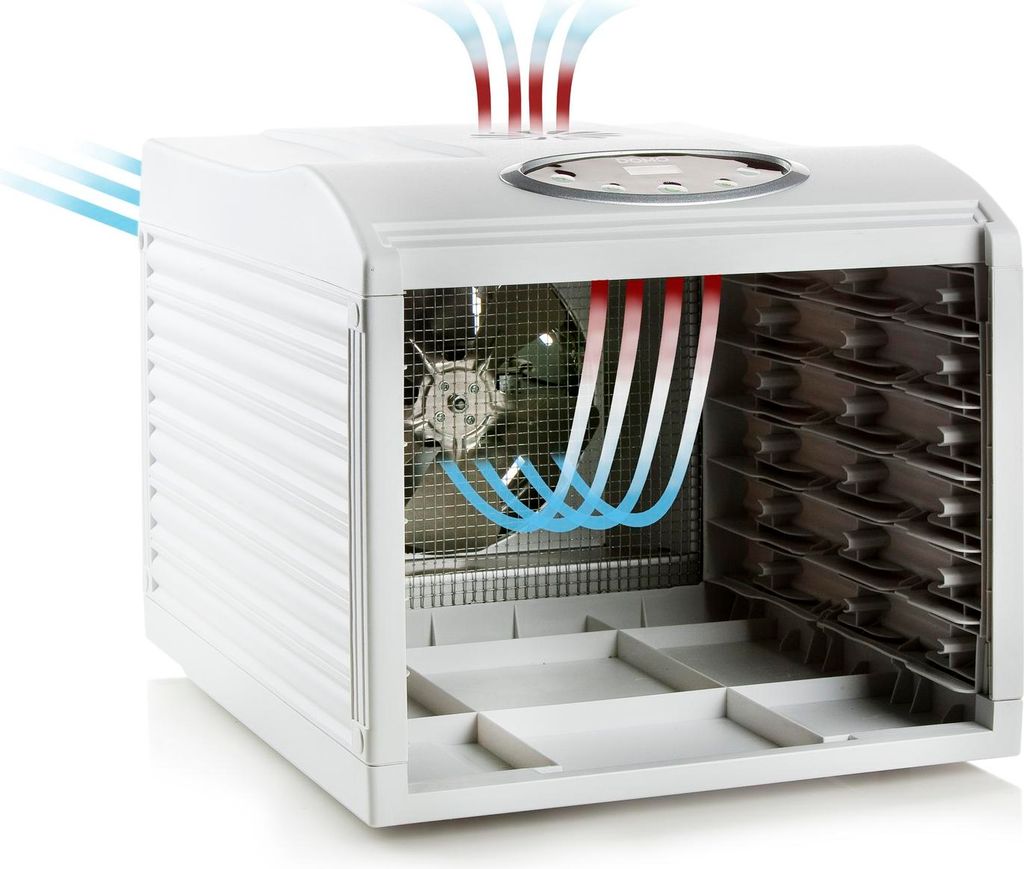 Dörrgerät für obst und gemüse, 6 fächer, 500 w, weiß Domo Produktbild 
