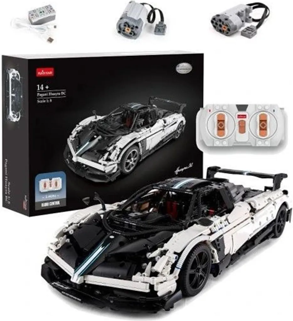 Rastar Pagani Huayra BC Kit 1:8 Voiture Télécommandée à Monter Soi-Même