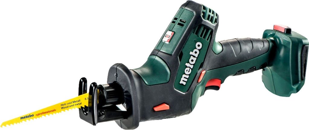 Metabo Scie sabre sans fil SSE 18 LTX Compact, carton, Image du produit 