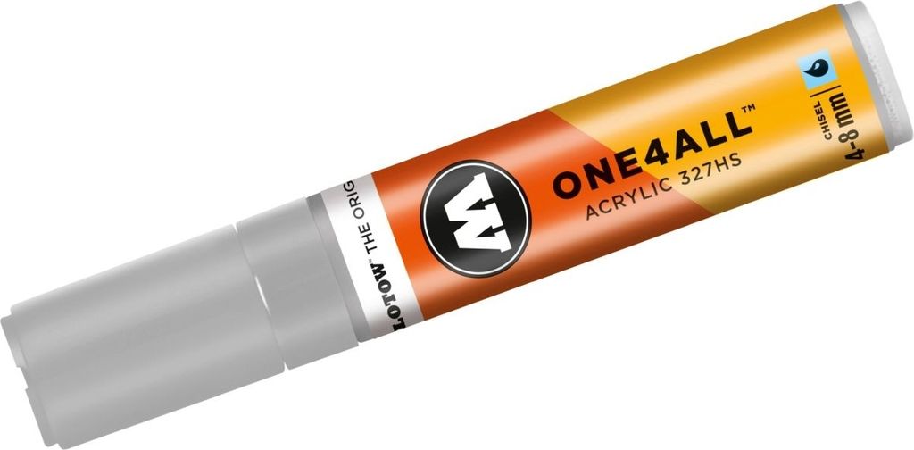 Permanentmarker ONE4ALL 327 HS nachfüllbar 4-8 mm graublau hell Packung mit 6 Stück