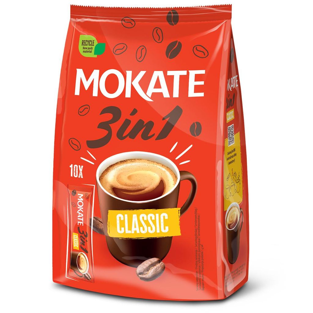 Mokate 3in1 Classic - Café soluble avec sucre et lait Image du produit 