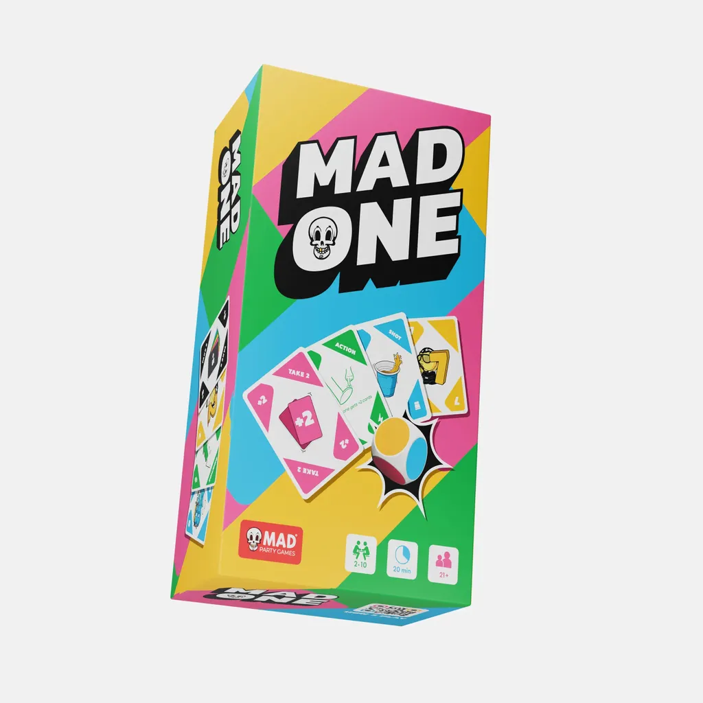 Jeu de Société pour Adulte MadOne Mad Party Games avec Gages et Shots