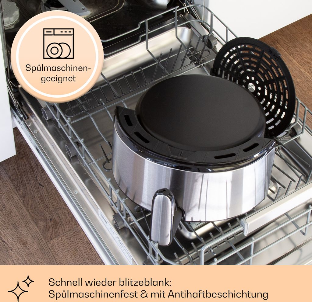 Klarstein Heißluftfriteuse, Air Fryer zum Frittieren, Produktbild 4