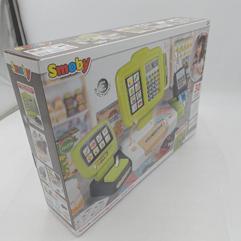 Caisse de Marchande SMOBY Électronique Sonore et Écran LCD - 20