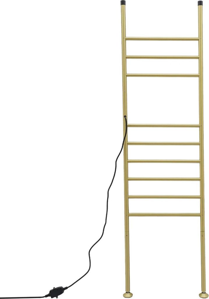Elektrischer Handtuchwärmer/Handtuchtrockner - Standmodell - Edelstahl - Wasserdicht - 42,5×160 cm - 220V EU-Stecker - Max. 15 kg - Gold