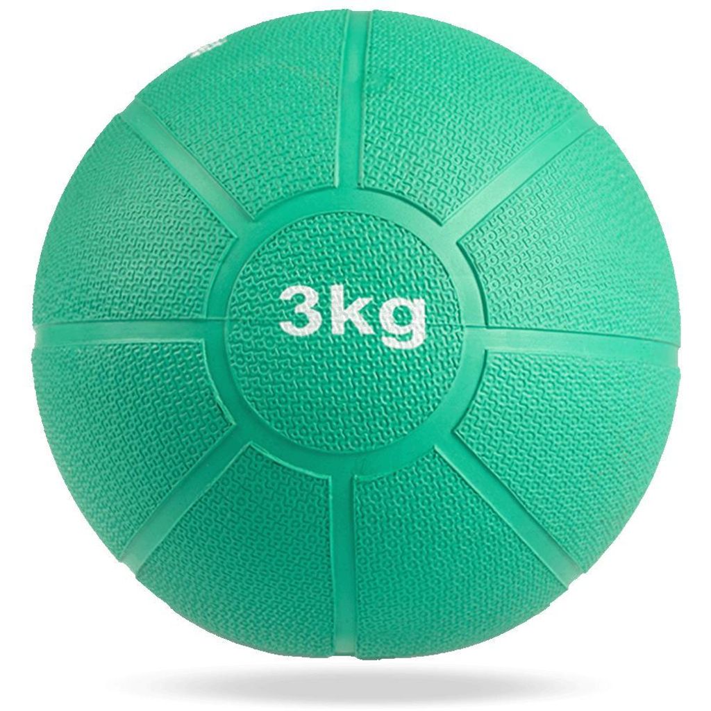 Matchu Sports Medizinball 3 kg aus Gummi Ø 21 cm - Produktbild 