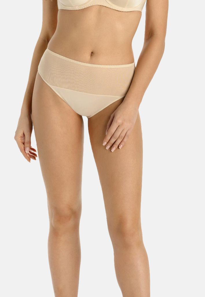 Teyli Klassische Unterhosen mit höherem Bund 758 beige L