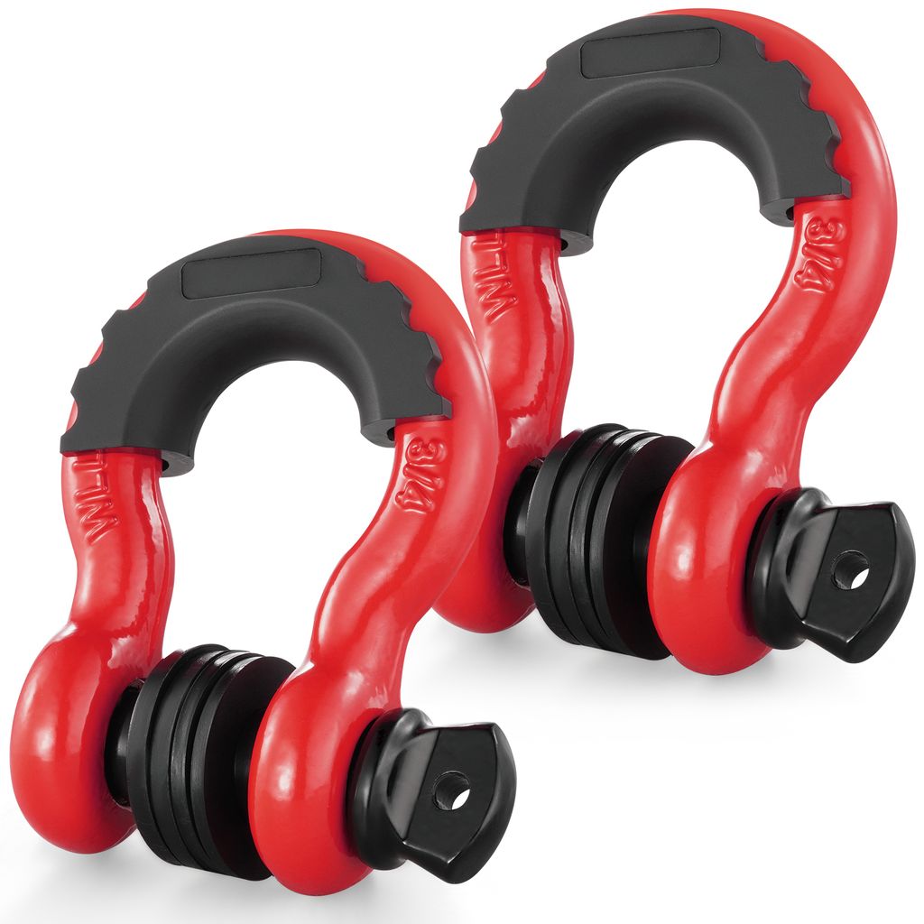 VEVOR 3/4 Zoll D-Ring-Schäkel, 2er-Pack Schäkel aus Produktbild 