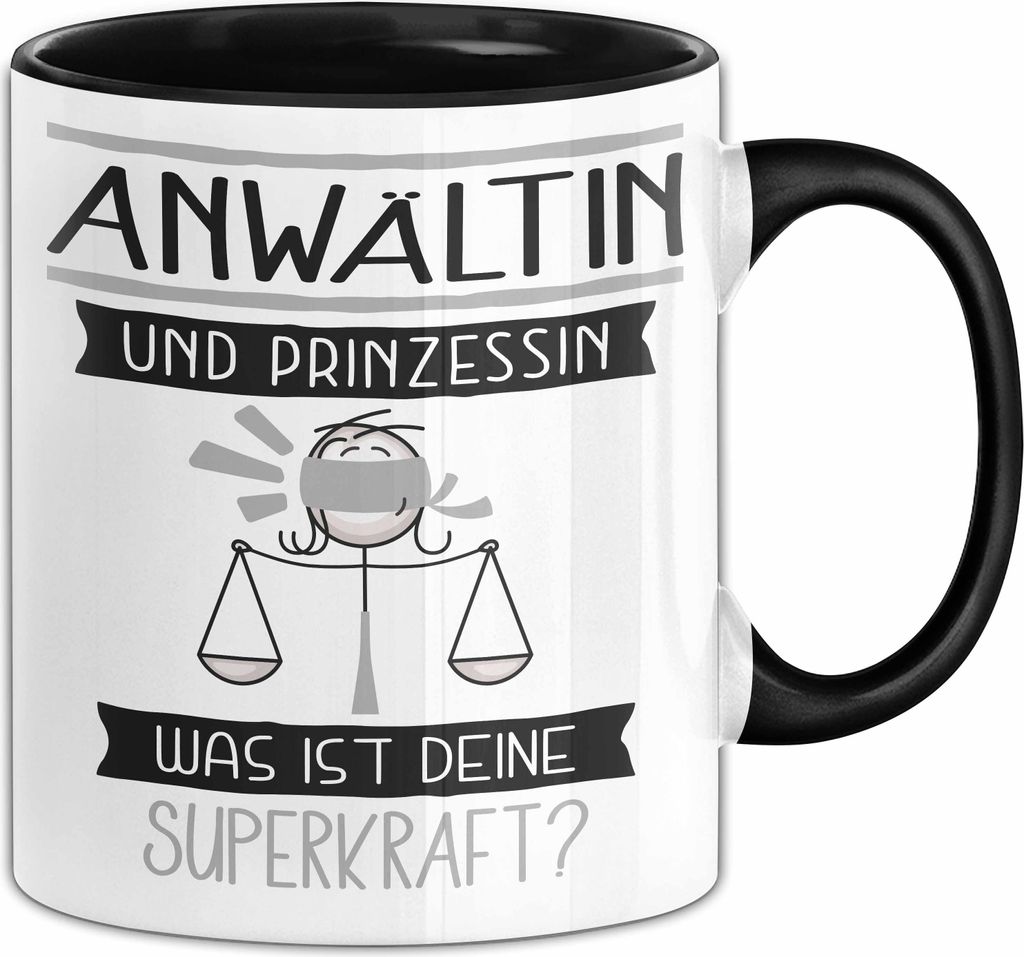 Anwältin Und Prinzessin Tasse Geschenk Für Eine Anwältin Produktbild 