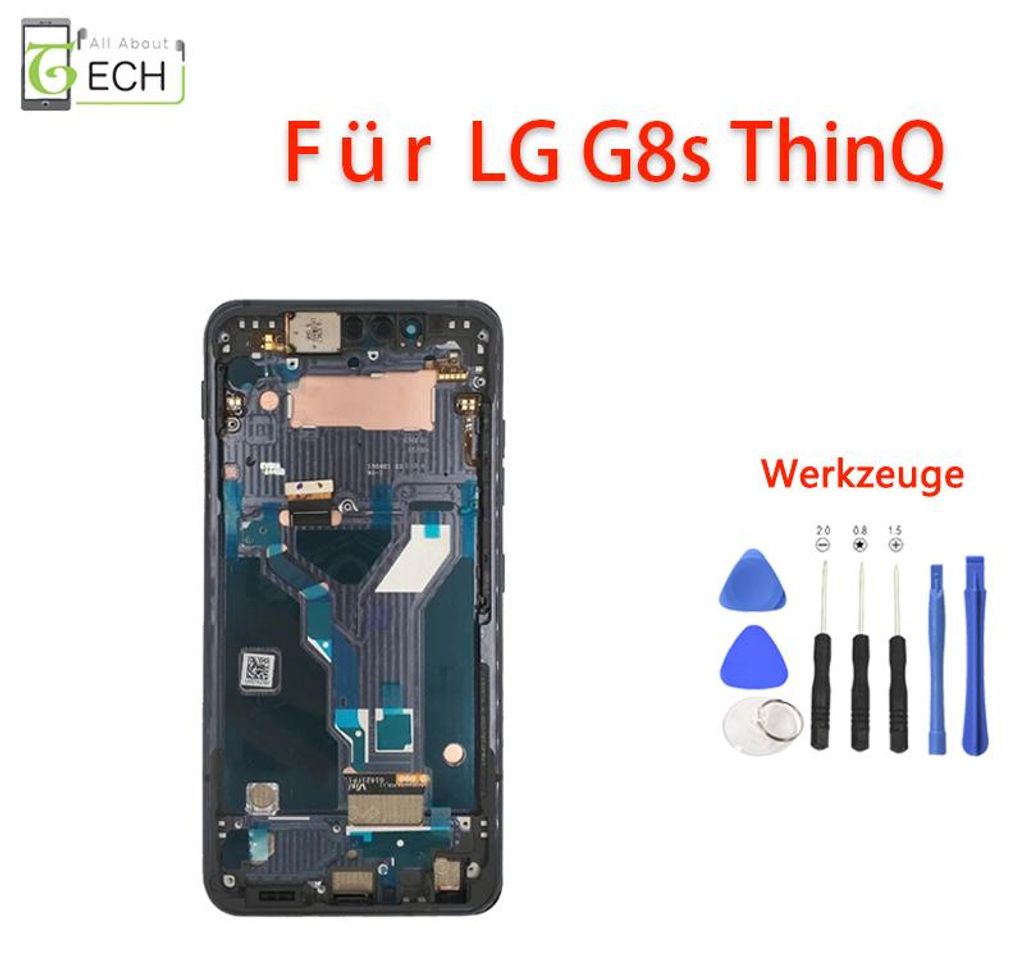 Original Display für LG G8S Thinq G810 LM-G81 LCD + Rahmen Produktbild 