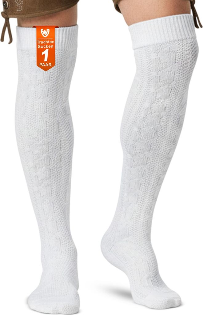 Lange Trachtensocken trachtenstrümpfe overknee Strümpfe Produktbild 