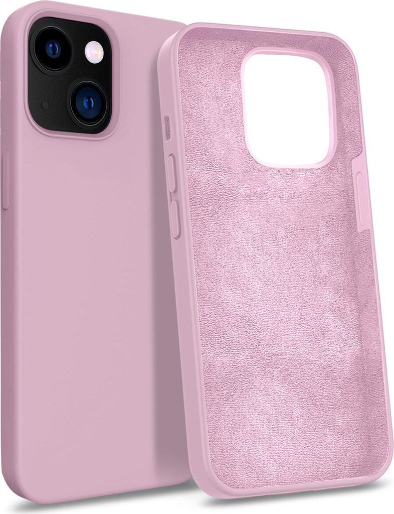 Hülle für Apple iPhone 13 - Cover 3 Lagig (TPU / Hardcase / Mikrofaser) in Rosa