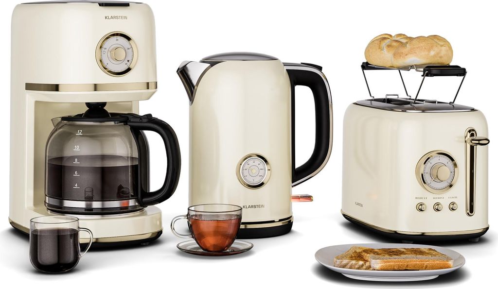 Klarstein Victoria Set Petit-Déjeuner Complet – Grille-Pain Image du produit 