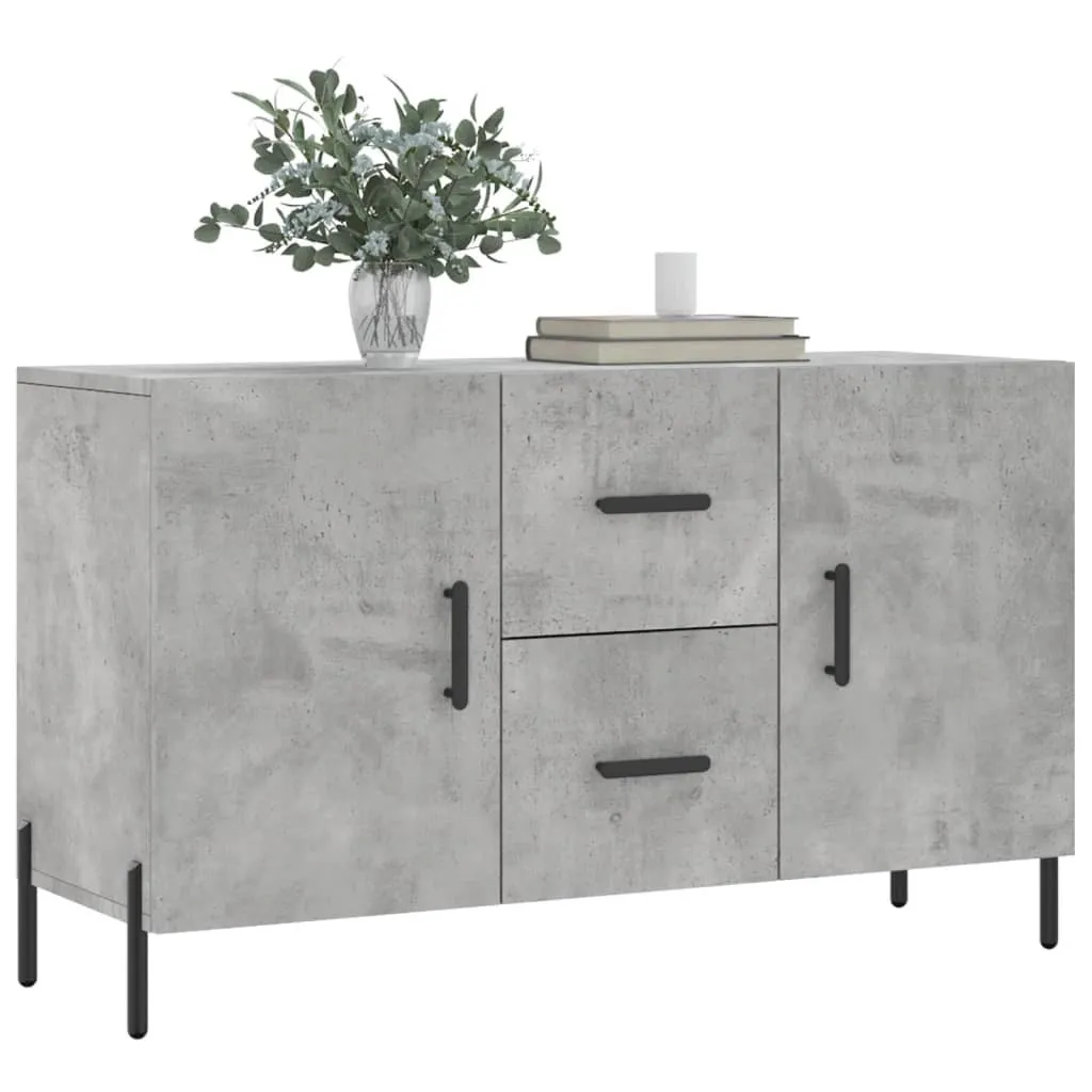 Maison Exclusive Buffet Grigio Cemento 100x36x60 cm Mobile Multiuso - 3