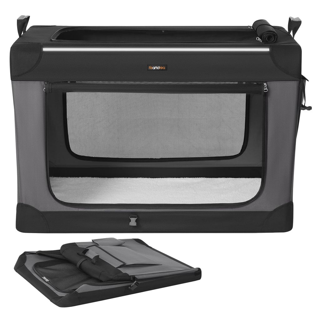 Feandrea Hundebox faltbar, 106,7 cm Transportbox für große Produktbild 