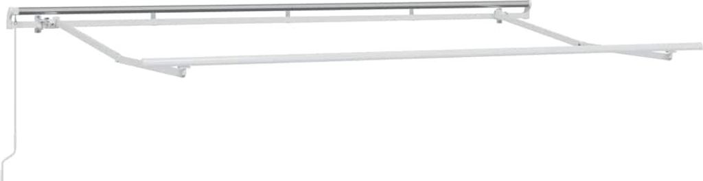 Markisenrahmen Weiß 4 x 2 m Metall