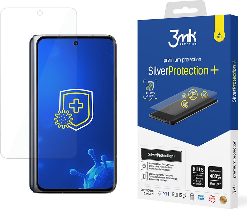 3mk Display Antimikrobielle Schutzfolie SilverProtection+ für Oppo Find N 5G (Front) 0,21mm Self-Heal