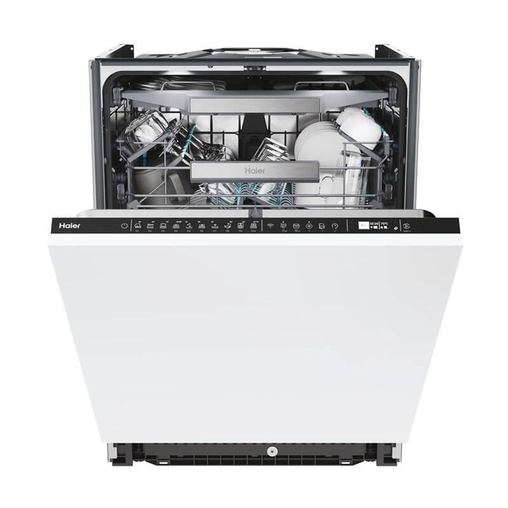 Haier I-Pro Shine Series 4 XI 6B0M3PB, Voll integriert, Standardgröße (60 cm), Schwarz, Berührung, Schublade, Doppelte Bewegung