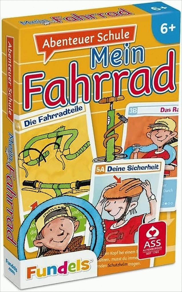 ASS 225 72846 Lernspiel Abenteuer Schule "Mein Fahrrad" - Kartenspiel