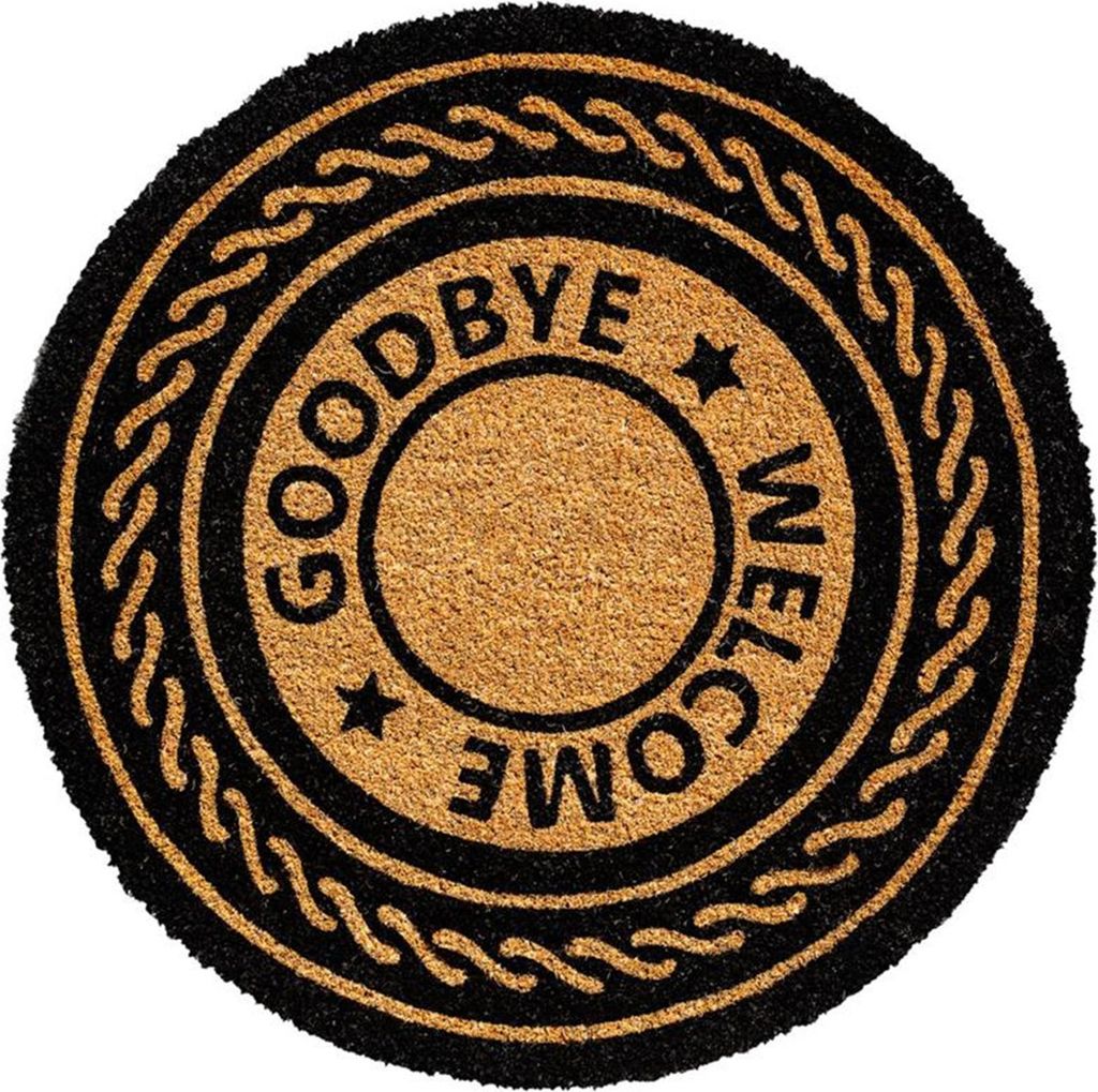 Hamat deurmat welcome goodbye kokos ø60cm
