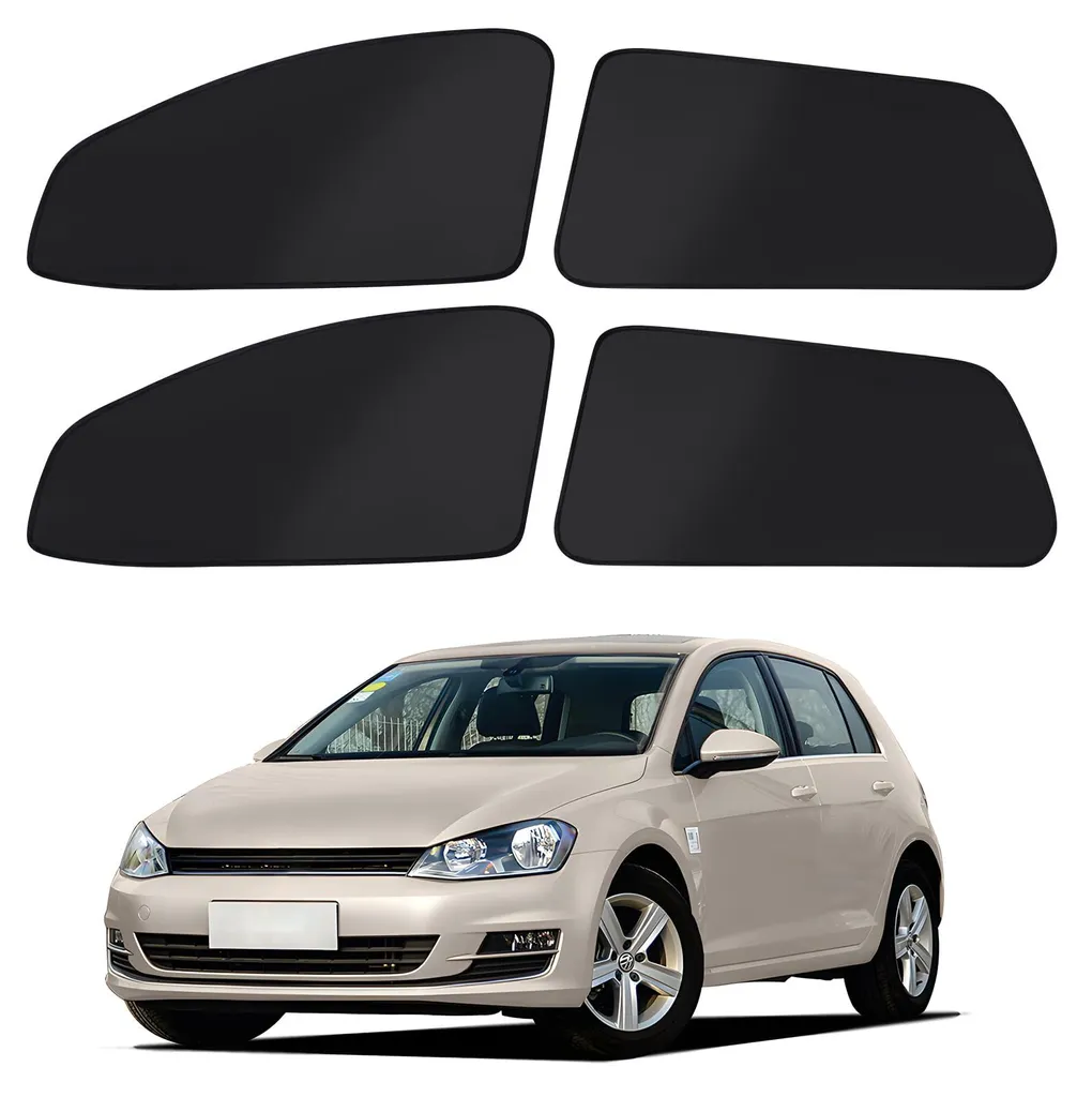 Rideaux pare-soleil magnétiques Golf 7 protection 100% visuelle lot 4
