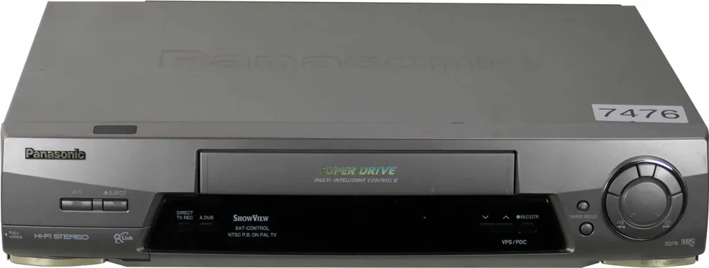 Lecteur Enregistreur VHS Panasonic NV-FJ615 Hi-Fi Stéréo 6 Têtes Argent