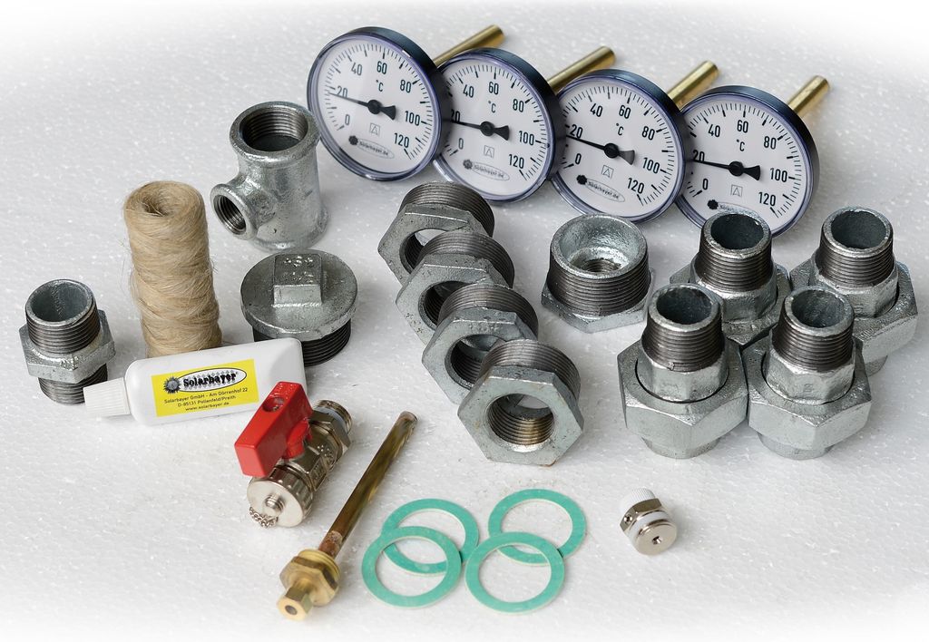 Montageset B für patentierte Schichtleit-Pufferpeicher SLS 2200-5000 Liter Set B