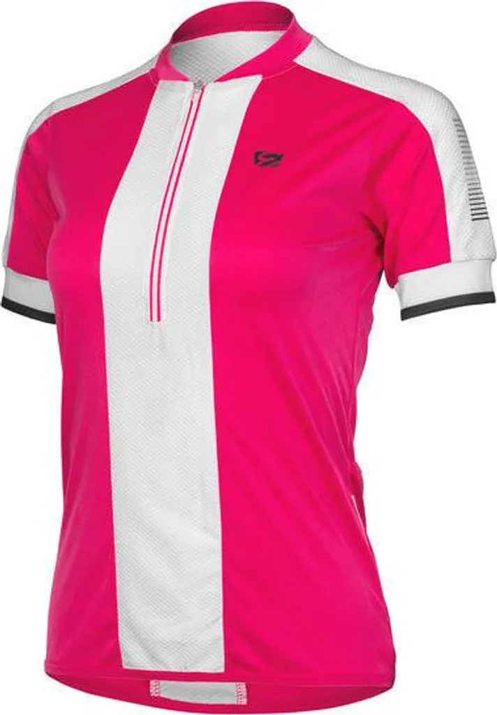 Maillot cycliste Nelly rose pour femme - Coupe ajustée et respirante