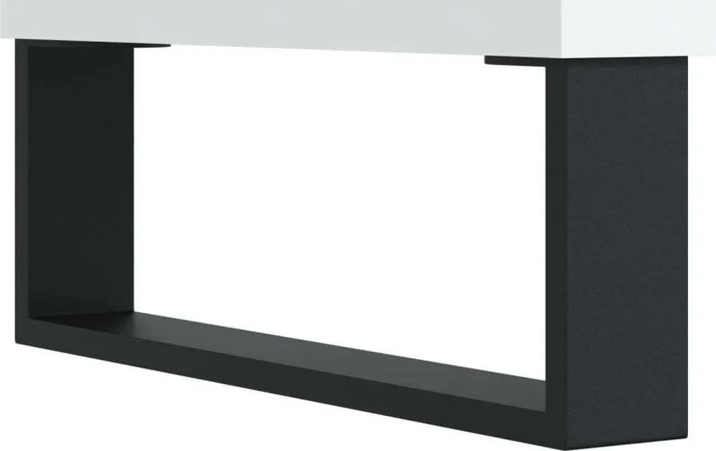 vidaXL Credenza bianca 69,5x34x90 cm Materiale a base di legno - 10