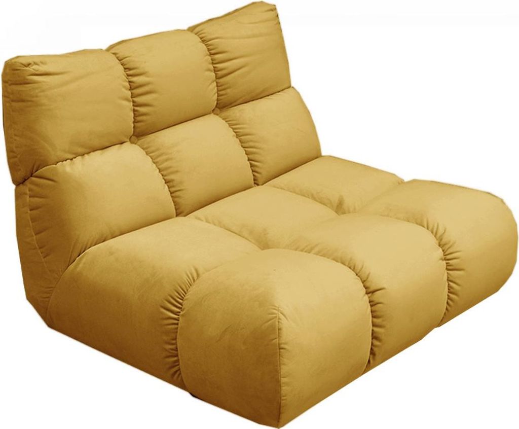 KAWOLA Sessel VIVIEN Drehsessel Velvet curry