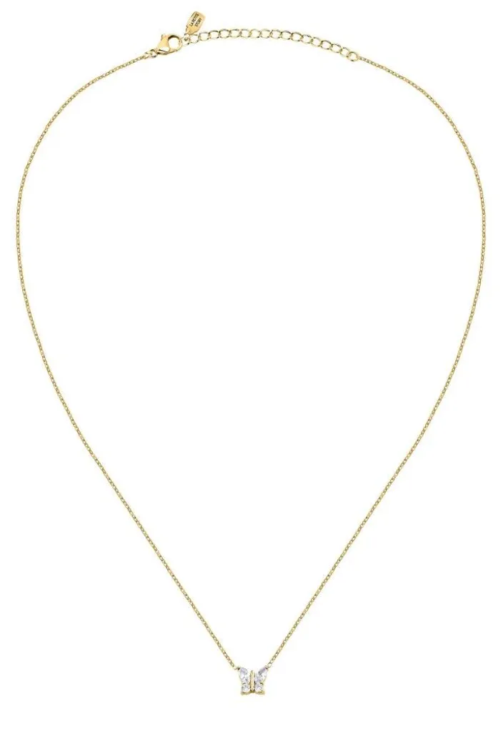 Collier doré avec pendentif papillon pour femme - Bijou amitié chic