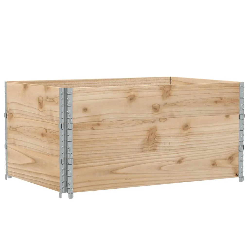 Rehausses pour palettes 120x80 cm en pin massif - Lot de 3 unités