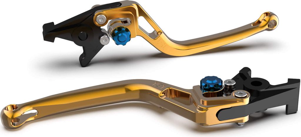 LSL Bremshebel BOW R53R, gold/blau