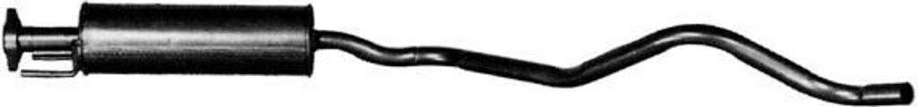 IMASAF 53.21.56 Mittelschalldämpfer Schalldämpfer für OPEL Astra F Caravan (T92) Astra F Classic Caravan (T92)