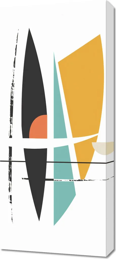 Quadro 40x90 cm Avventura Nautica - Stampa su Tela Moderna per Casa Mare