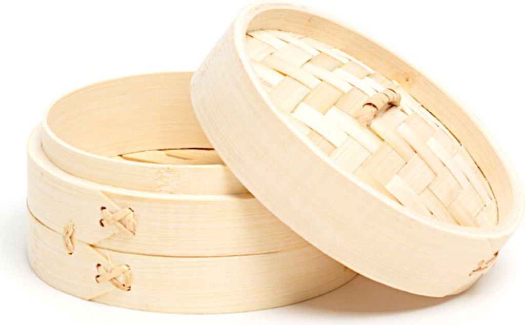 COMAS Dampfgarer 13 cm aus Bambus / Gemüsedämpfer / Dim Sum Produktbild 