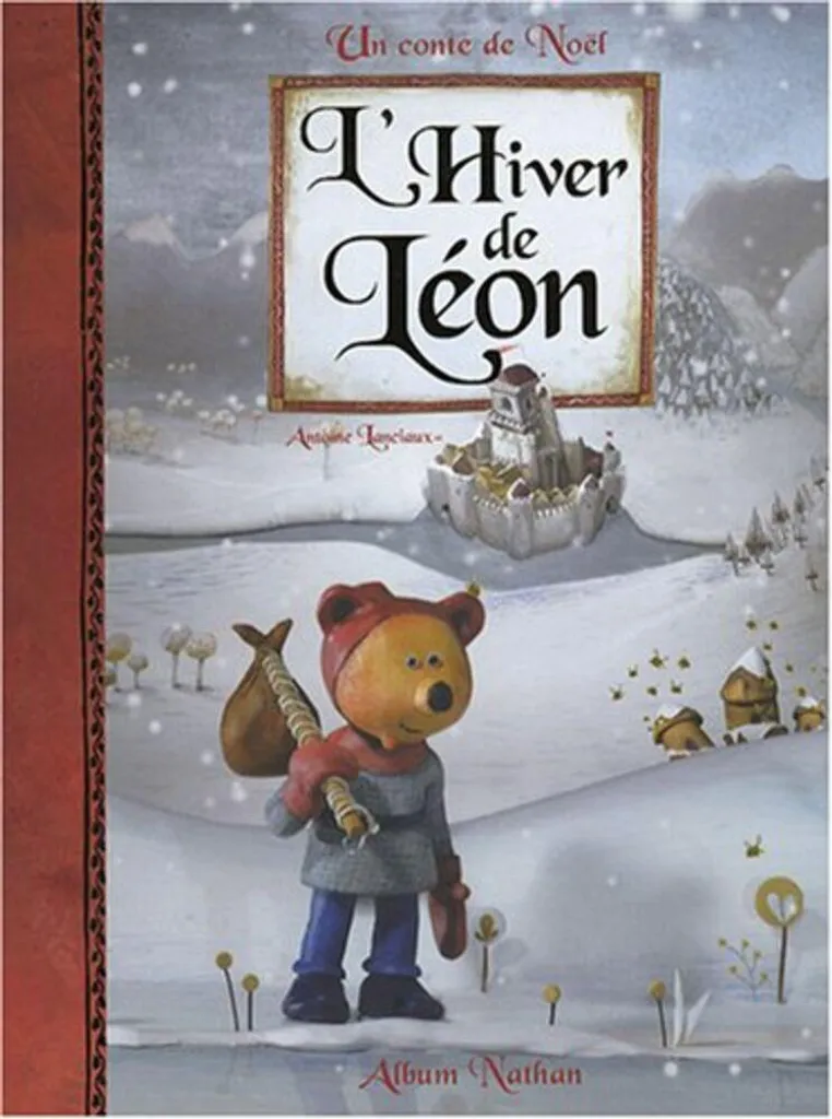 L'Hiver de Léon avec Illustrations Aquarelles - Album Éducatif pour Petit