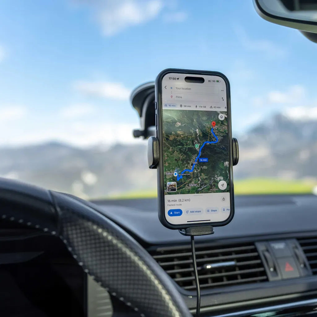 Support Voiture GPS avec Charge Induction Rapide WM7B Spacecase - 4