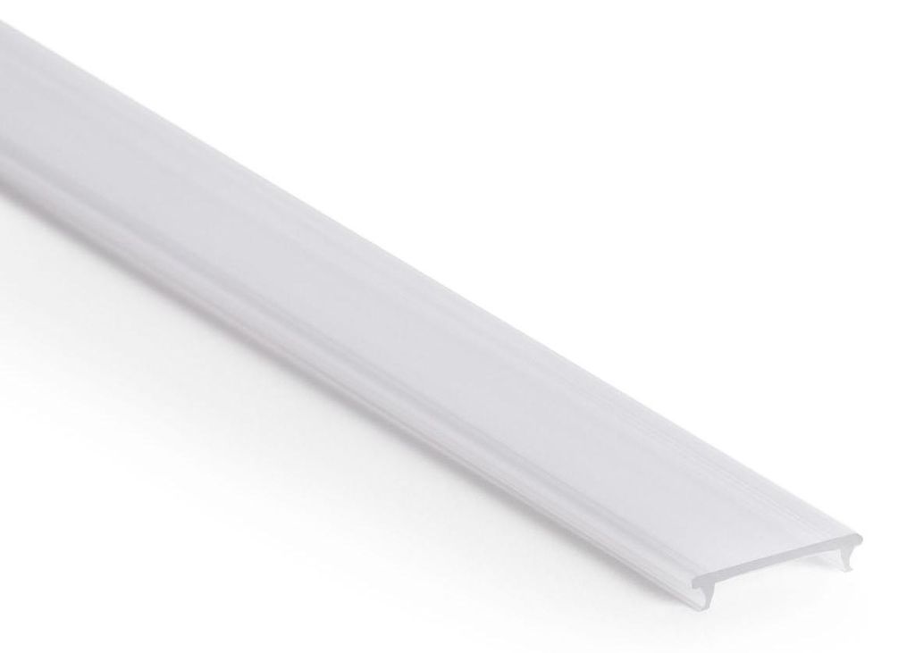 10 Meter Abdeckung für Aluminiumprofil kompatibel mit Ref. 174337 Halbtransparent