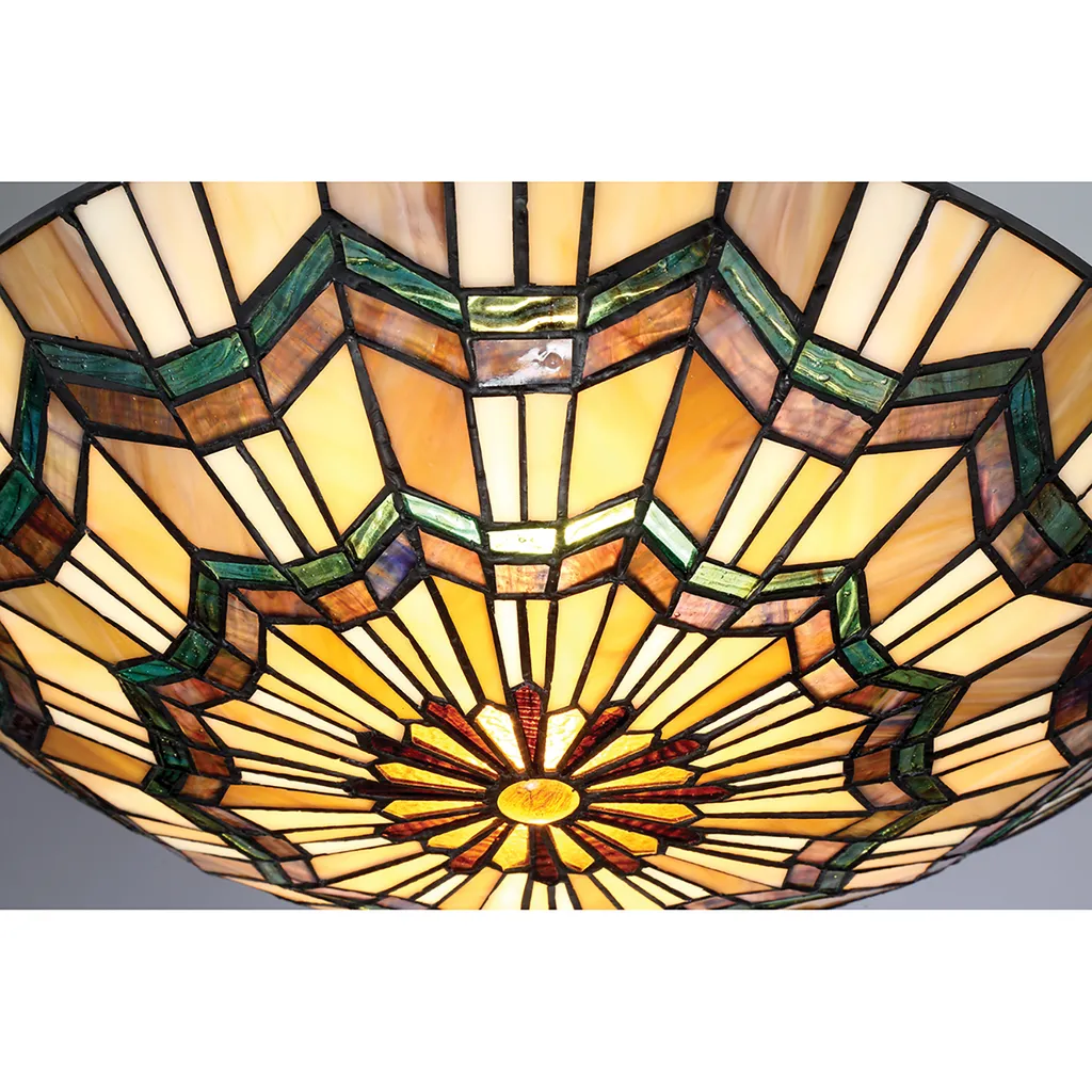 Plafonnier Design en Bronze Alcott pour un Éclairage Chic et Tamisé - 9