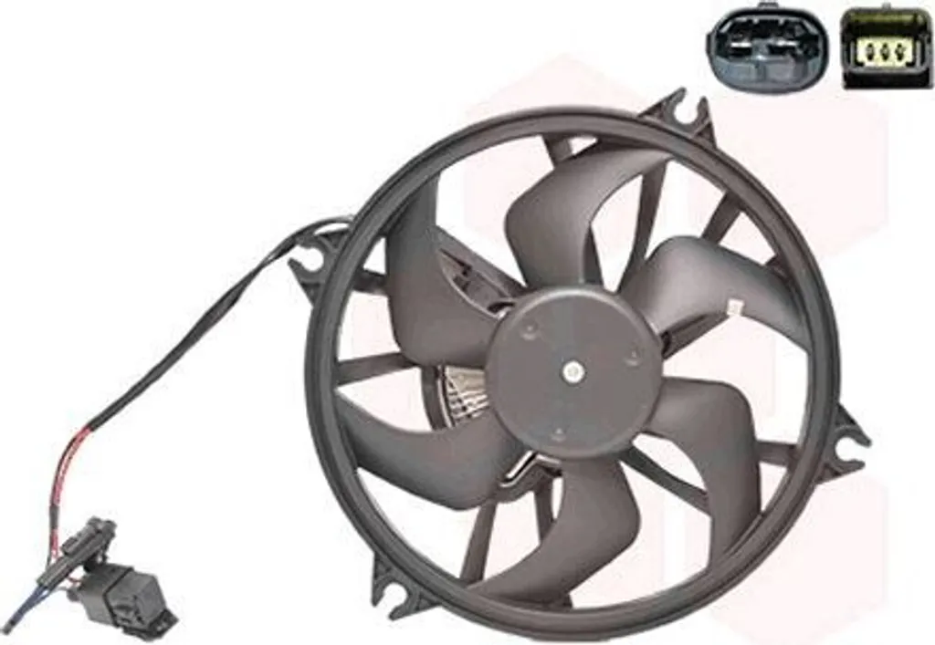 Motoventilateur de moteur Ø390mm compatible PEUGEOT 407 CITROEN C5 II
