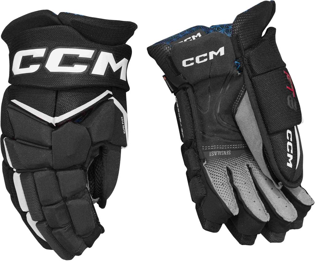 Handschuhe CCM JETSPEED FT8 Junior schwarz/weiss 10 Zoll