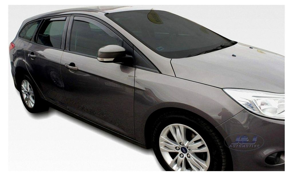 Windabweiser für Ford Focus 3, 5-Türer 2011-2018 Kombi, Heko, getönt, 4-teilig, vorne und hinten, aerodynamisch