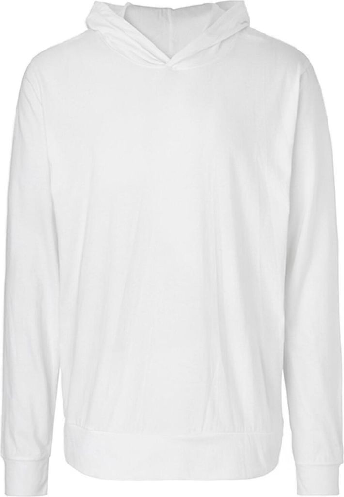 Neutral O62101 | Herren Jersey Hoodie / 100% Fairtrade Baumwolle - Farbe: White - Größe: 3XL