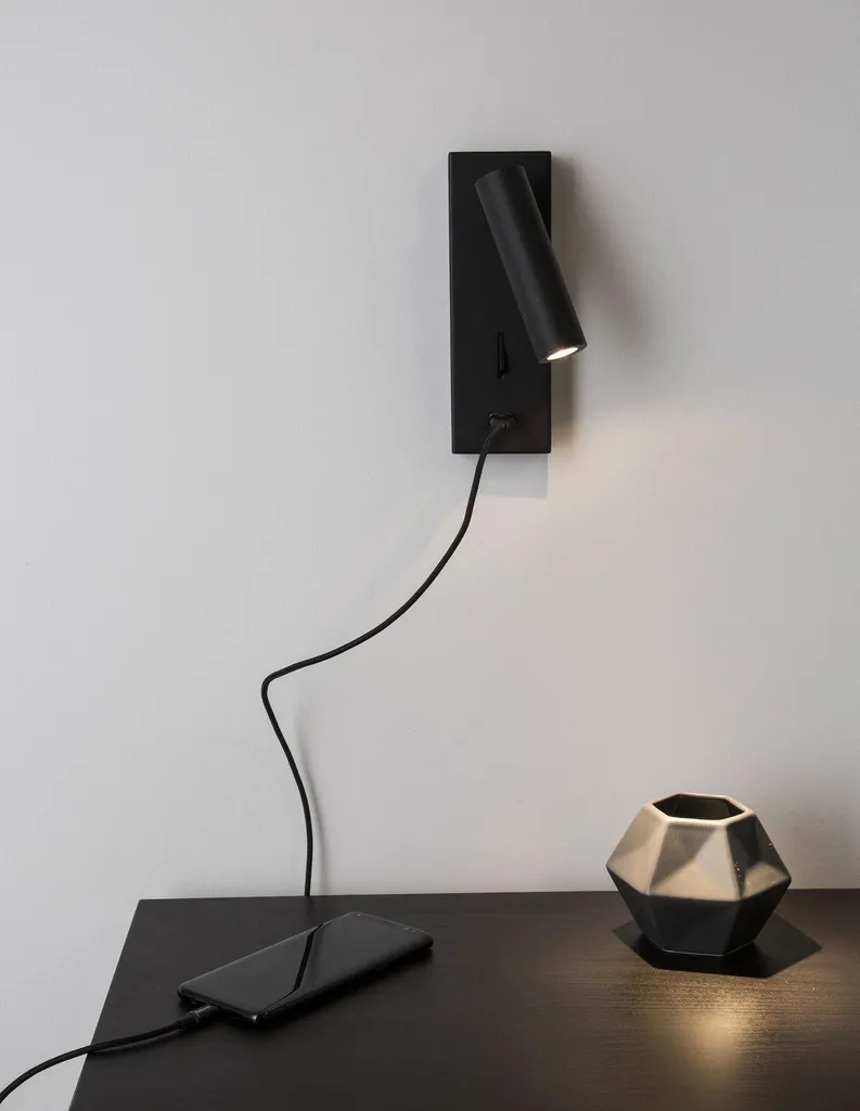 Applique LED FUSE de Nova Luce Noir - Éclairage Mural Design Moderne