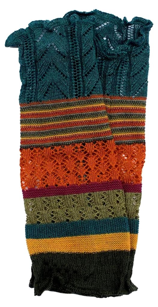 Merino Armstulpen Ruby Mehrfarbig, 100% Wolle